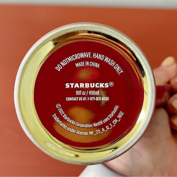 Starbucks 16 Oz Large Holiday Iridescent Holographic Coffee Tea Mug Purple 2022 - Picture 6 of 6